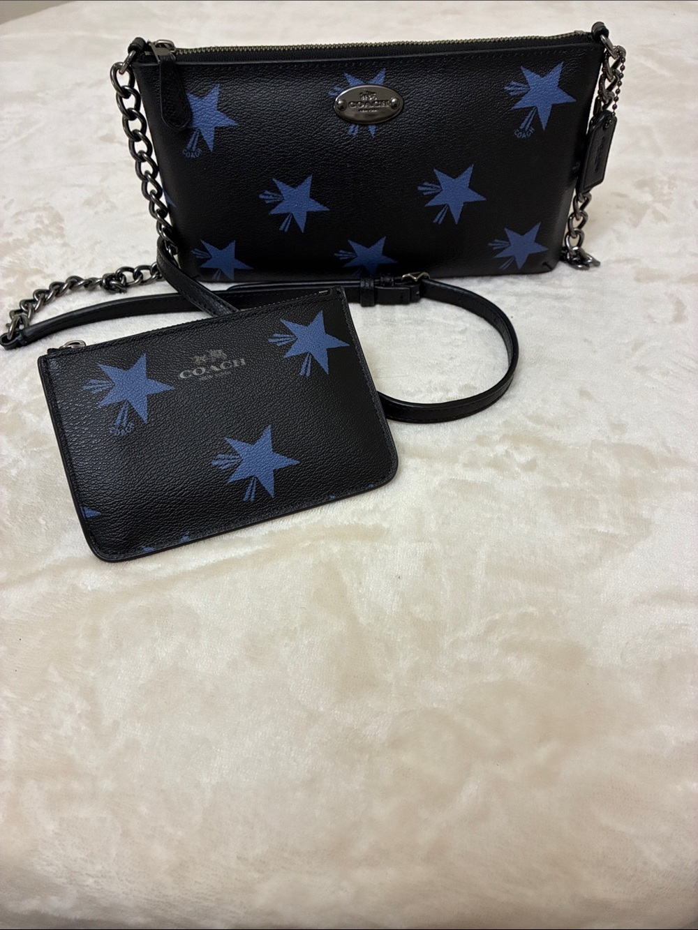 Coach Star Canyon Quinn Crossbody and Card Holder Set. EUC